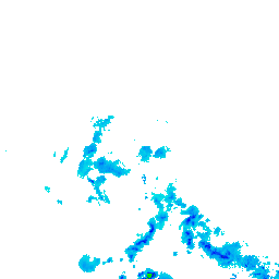Radar reflectivity tile at zoom 6, column 12, row 20
